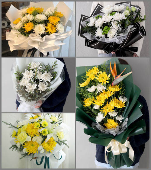 湖北孝感市大悟县黄站镇张寨村白事花束代送